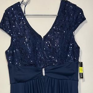 R&M Richards Blue Formal Dress size 14